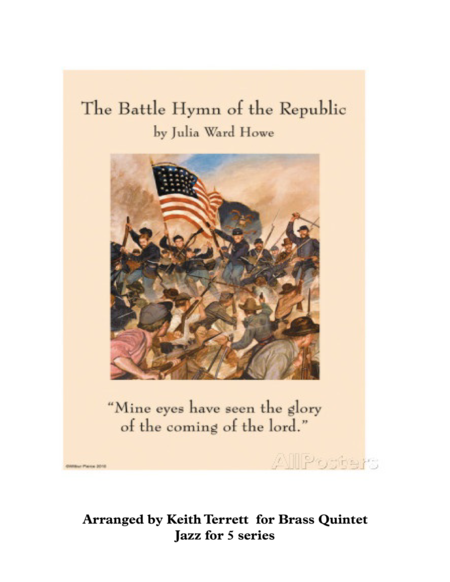 Free Sheet Music Battle Hymn Of The Republic For Brass Quintet Jazz For 5 Brass Series