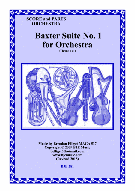 Free Sheet Music Baxter Suite No 1 Orchestra Score And Parts Pdf