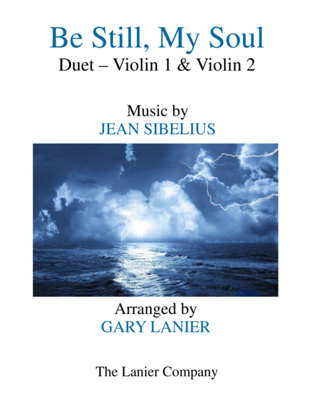 Free Sheet Music Be Still My Soul Duet Violin 1 And Violin 2 With Score Parts