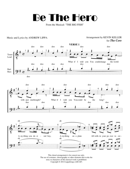 Be The Hero Sheet Music