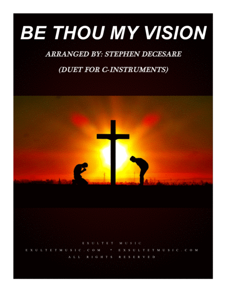 Free Sheet Music Be Thou My Vision Duet For C Instruments