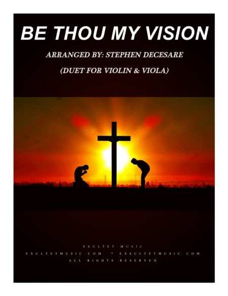 Be Thou My Vision Duet For Violin And Viola Sheet Music