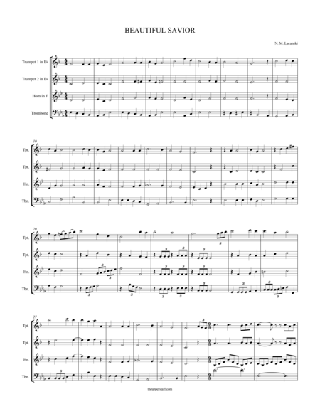 Beautiful Savior And Blessed Assurance Sheet Music