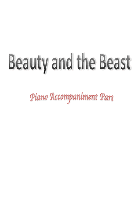 Free Sheet Music Beauty And The Beast Alto Saxophone And Piano Accompaniment 2017 Fantastic Version