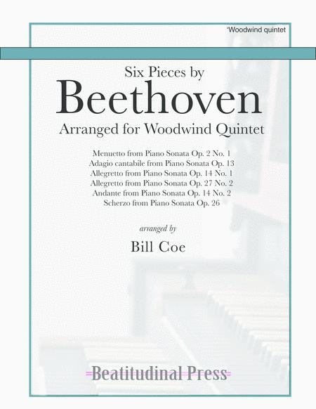 Beethoven Six Pieces For Woodwind Quintet Scores And Parts Sheet Music