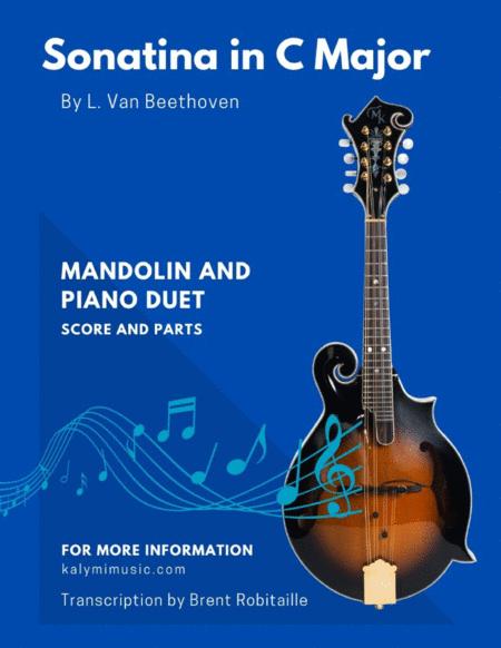 Free Sheet Music Beethoven Sonatina In C Major Mandolin And Piano