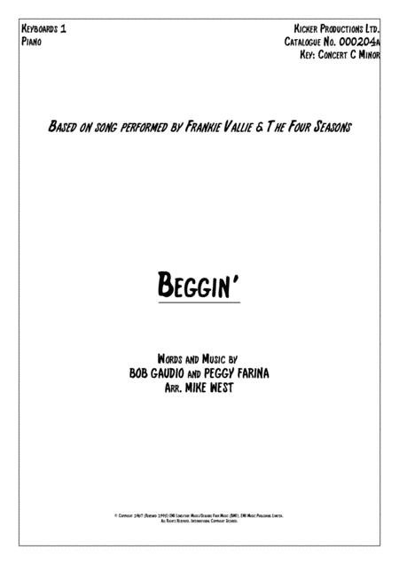 Beggin Keyboards 1 Sheet Music