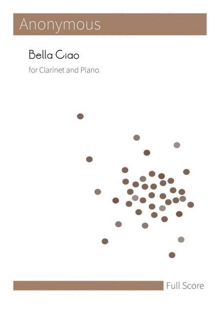 Free Sheet Music Bella Ciao For Clarinet And Piano