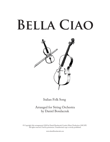 Bella Ciao Sheet Music