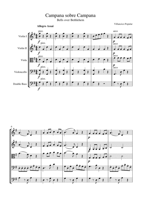 Bells Of Bethlehem Sheet Music