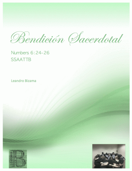 Bendicin Sacerdotal Priestly Benediction Numbers 6 24 26 Sheet Music