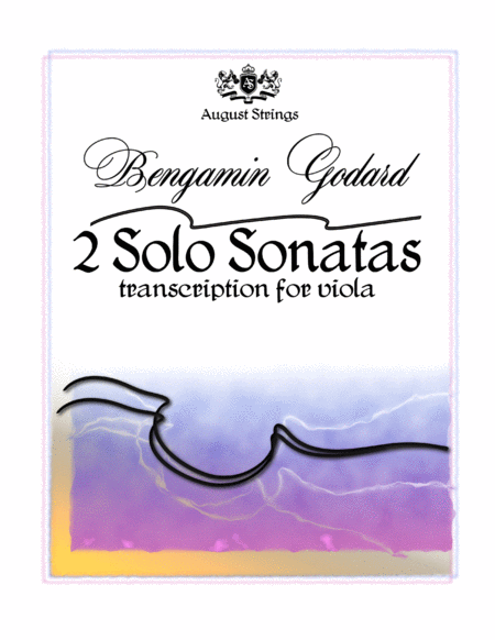 Benjamin Godard 2 Solo Sonatas Sheet Music