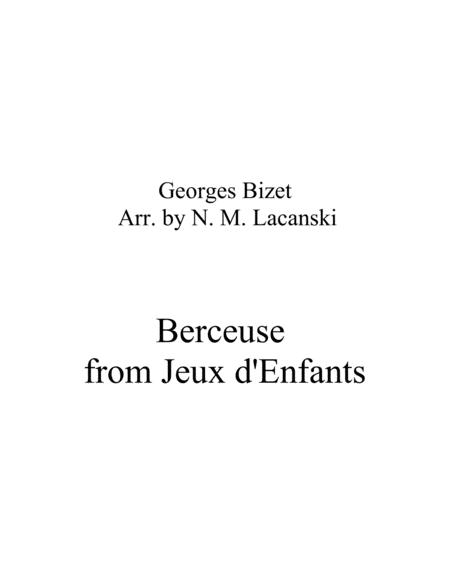 Berceuse From Jeux D Enfants Sheet Music