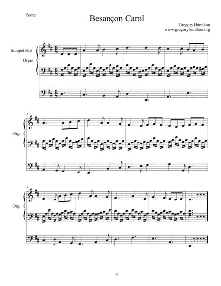 Besanon Carol People Look East Alternate Harmonization Sheet Music