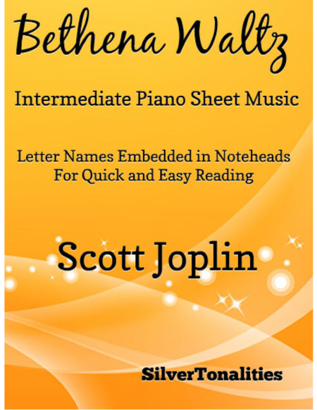 Free Sheet Music Bethena Waltz Intermediate Piano Sheet Music