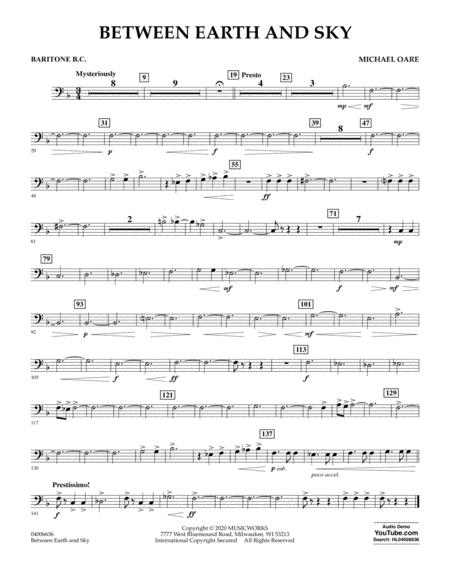 Between Earth And Sky Baritone B C Sheet Music