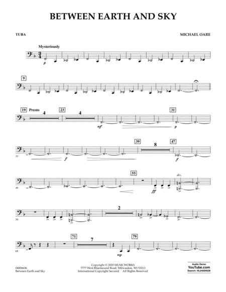 Between Earth And Sky Tuba Sheet Music