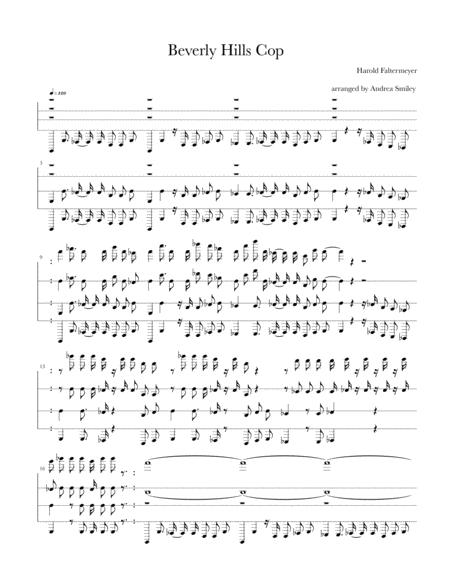 Free Sheet Music Beverly Hills Cop Score