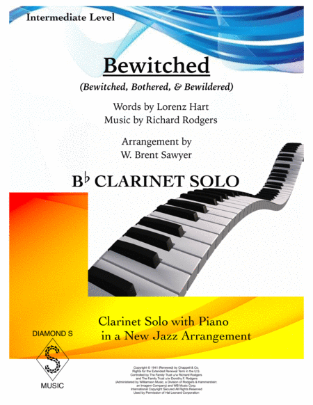 Bewitched Bb Clarinet Solo With Piano Sheet Music