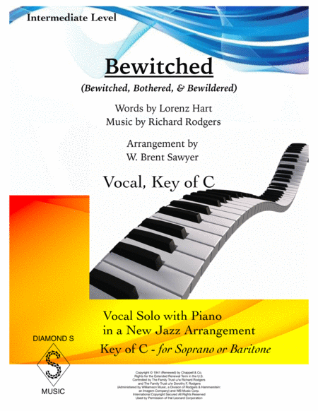 Free Sheet Music Bewitched Vocal Piano Key Of C