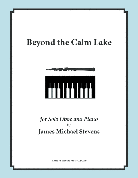 Beyond The Calm Lake Oboe Piano Sheet Music