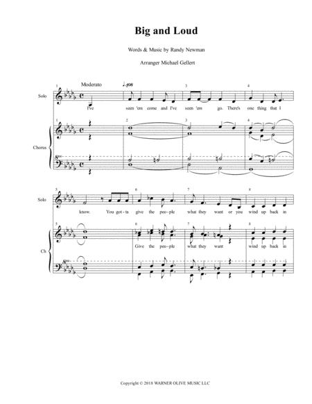 Big And Loud Sheet Music