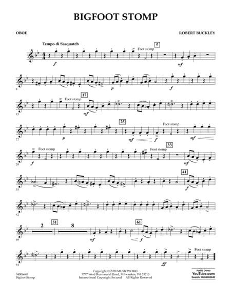 Big Foot Stomp Oboe Sheet Music