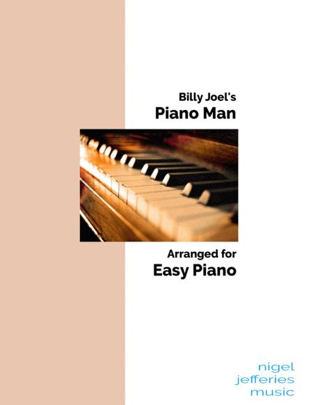 Free Sheet Music Billy Joel Piano Man Arranged For Easy Piano