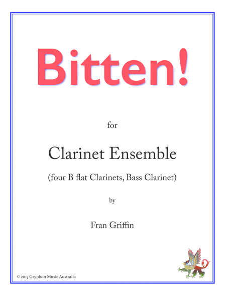 Free Sheet Music Bitten Tarantella For Clarinet Ensemble