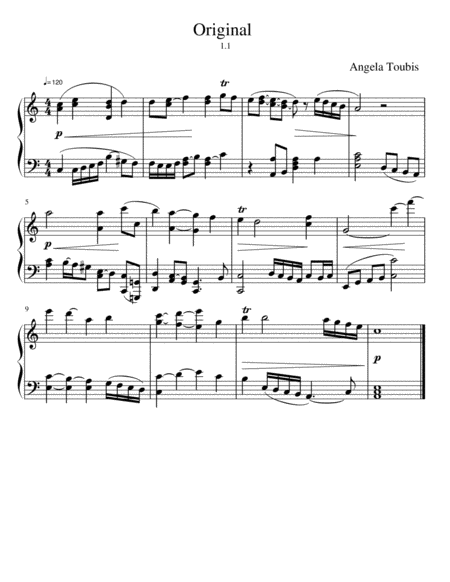 Free Sheet Music Bitter Sweetness 1 1