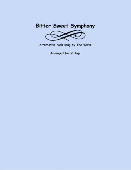 Bittersweet Symphony String Ensemble Sheet Music