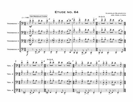 Free Sheet Music Blazhevich Five Etude