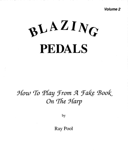 Free Sheet Music Blazing Pedals Volume 2