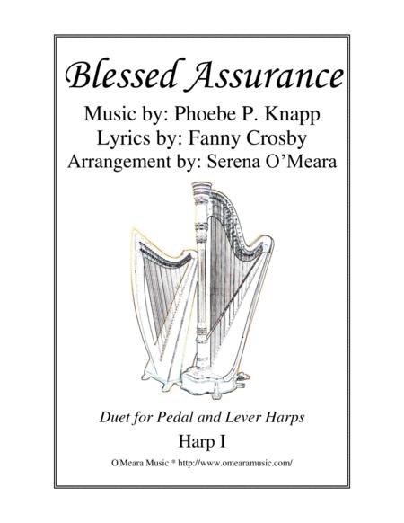 Free Sheet Music Blessed Assurance Harp I