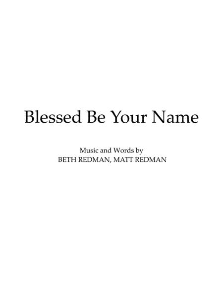 Blessed Be Your Name Violin And Cello Sheet Music