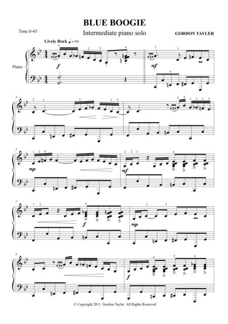 Blue Boogie Sheet Music