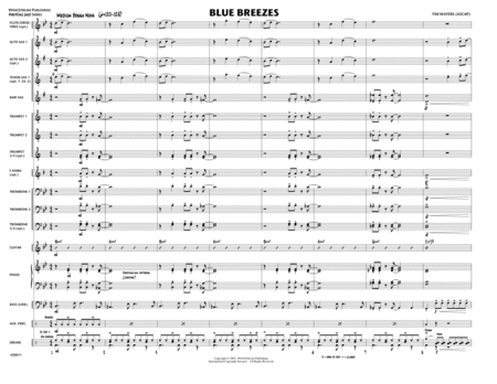 Free Sheet Music Blue Breezes