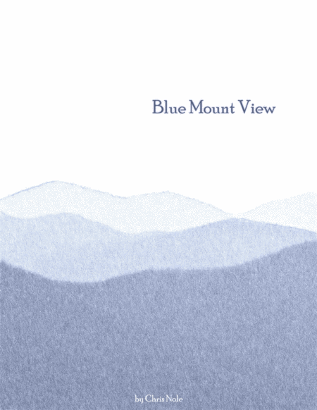 Blue Mount View Sheet Music