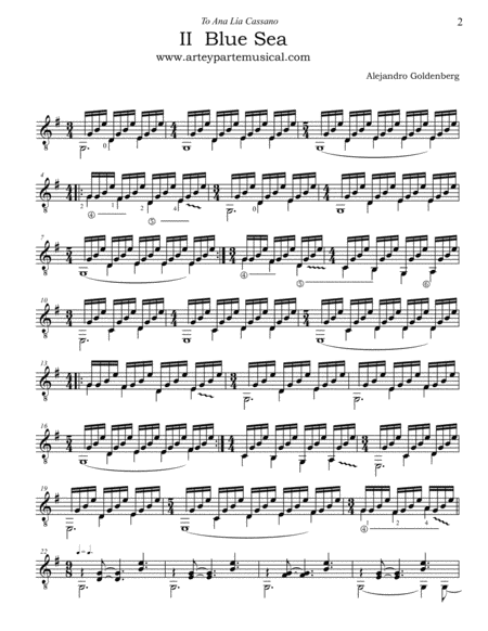 Blue Sea Sheet Music