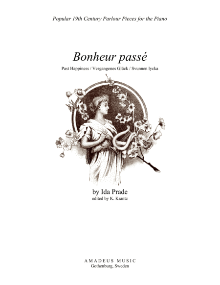 Bonheur Passe Past Happieness Vergangenes Gluck For Piano Solo Sheet Music