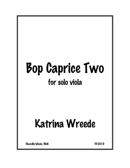 Bop Caprice Two Sheet Music