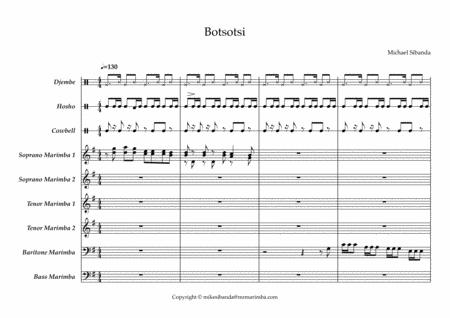 Botsotsi Sheet Music