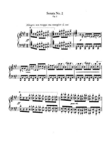 Free Sheet Music Brahms Sonata No 2 In F Minor Op 2