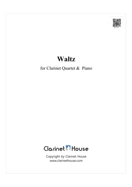 Brahms Waltz Op 39 No 15 For Clarinet Quartet Piano Sheet Music