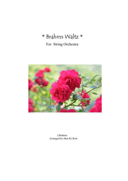 Brahms Waltz String Orchestra Sheet Music