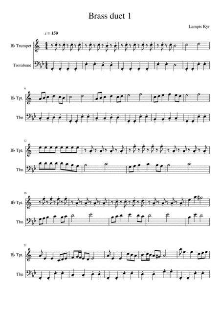 Brass Duet 1 Sheet Music