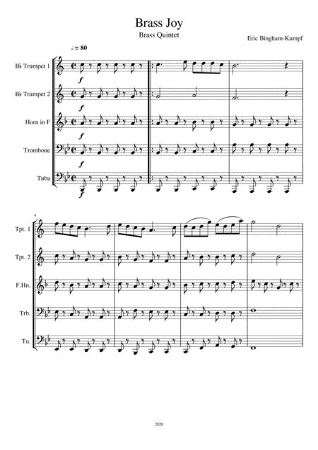 Brass Joy Sheet Music