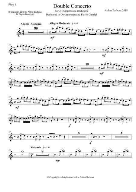 Free Sheet Music Brazilian Trumpet Double Concerto Part2 Individual Orchestra Parts