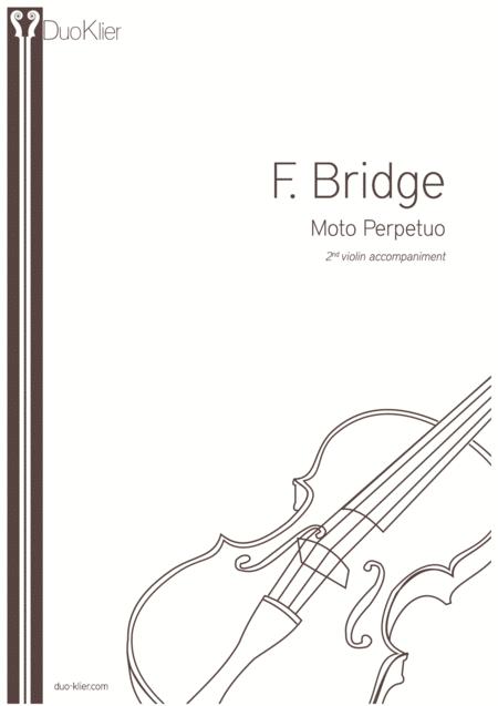 Free Sheet Music Bridge Moto Perpetuo 2nd Violin Accompaniment