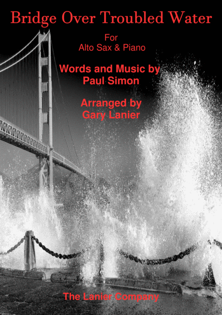 Free Sheet Music Bridge Over Troubled Water For Alto Sax And Piano